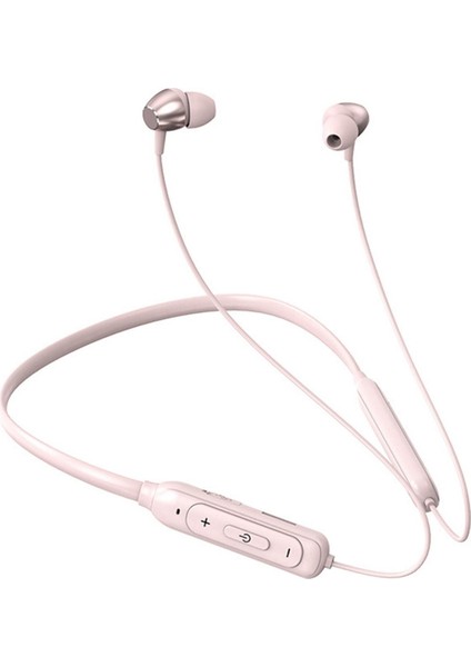 Spor Kulaklık Kablosuz / Mic ile Bluetooth Desteği Tf Kart Earbuds Pembe (Yurt Dışından)