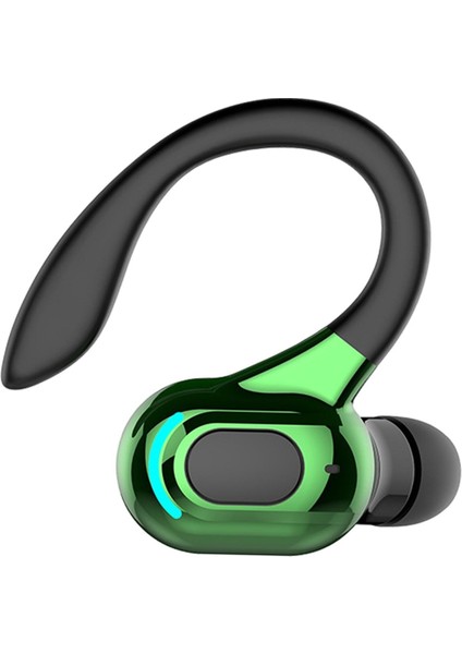 Kulak Kancası Bluetooth 5.2 Surround Ses Koşu Bisiklet Spor Salonu Siyah Yeşil (Yurt Dışından)