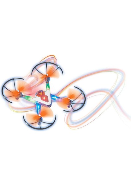 Işıklı USB Şarjlı Uzaktan Kumandalı Night Hawk Stunt Drone 22,5 cm – LED Işıklı, 16 Farklı Hareketli Uçuş modelleri