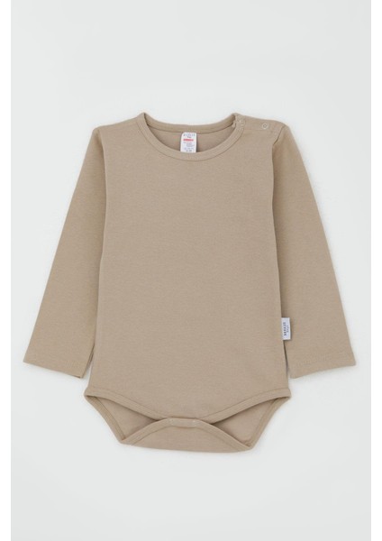 Erkek Bebek Çıtçıtlı Body Basic 9 Ay-3 Yaş, Vizon fırsatları