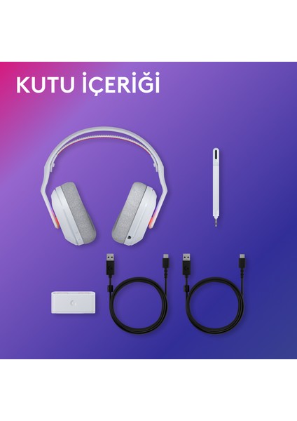 G G522 Lıghtspeed Wireless Gaming Pc Headset - Beyaz fiyatları