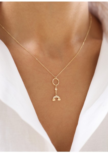 Şans ve Umut Sembolü 14 Ayar Altın Kolye