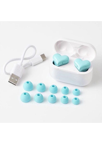 Joyne Kalp Tomurcukları Aşk Kulaklıkları Kalp Şeklinde Kulaklıklar Apple Xiaomi Android Için Sevimli Kablosuz Bluetooth (Yurt Dışından)