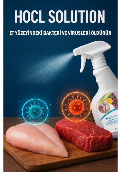 Sebze Meyve ve Et Ürünleri Temizleme Solüsyonu 750 ml