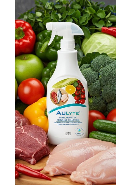 Sebze Meyve ve Et Ürünleri Temizleme Solüsyonu 750 ml