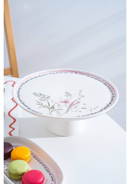 Ayaklı Sunum Tabağı - 26 cm