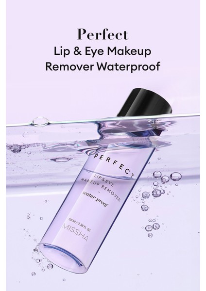 Göz & Dudak Makyajı İçin Çift Fazlı Makyaj Temizleyici Perfect Lip & Eye Make Up Remover Waterproof