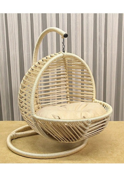 Pet Lüxperi Kedi Salıncağı & Kedi Yatağı & Kafesi 38X45X65 cm Krem indirimleri