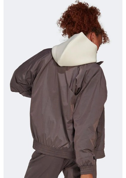 Women's New Woven Full Zip Tt Jacket Kadın Bol Kesim Dokuma Spor Ceket Gül Kurusu fiyatları