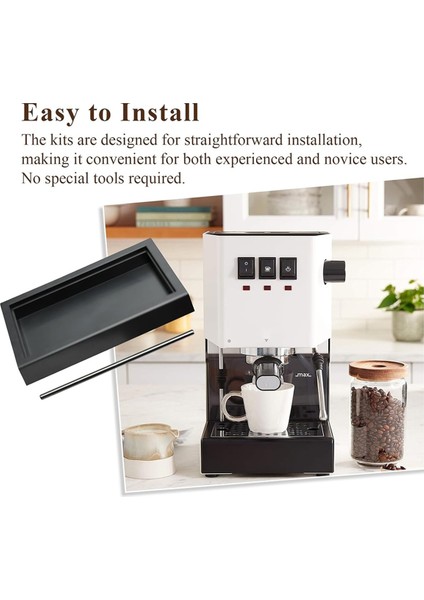 Gaggia Classic Pro Geleneksel Espresso Kahve Makinesi Parçaları Için Düşük Profilli Ince Damlama Tepsisi, Takılı Nozul (Yurt Dışından) fırsatları