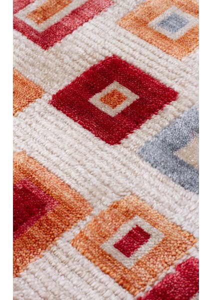 Zara ZR 21 Bej Multy Özel Tezgah Kolay Temizlenebilir Hav Bırakmayan Otantik Modern Uşak Halısı fırsatları