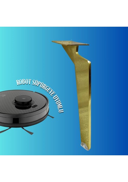 20 cm Metal Tabanca Ayak Koltuk Ayağı Mobilya Ayağı Ünite Ayağı Konsol Ayağı Puf Berjer Ayağı ( 4 Adet ) modelleri