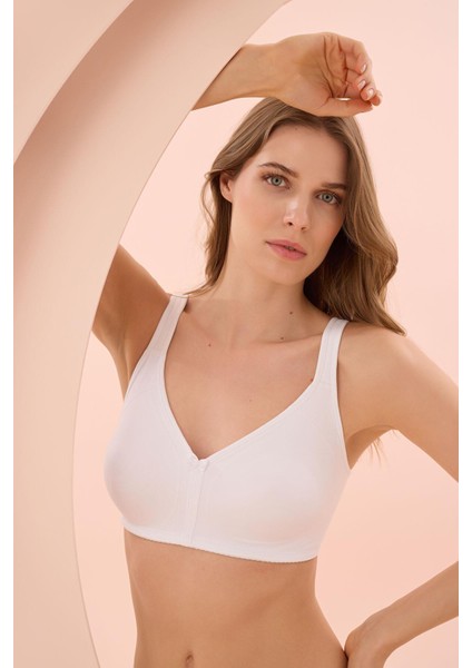 Kadın Büyük Beden Dubleli Balensiz Mikro Ayarlanabilir Askı Toparlayıcı Sütyen fiyatları