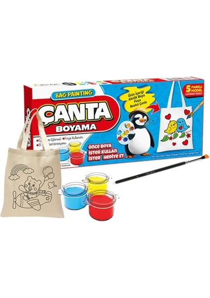 Giftölye Çanta Boyama Seti