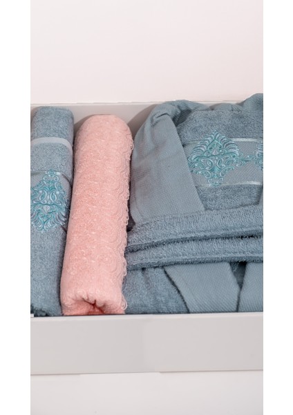 Bay-Bayan 12 Parça Çift Kişilik Bornoz Seti fiyatları