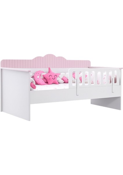 Karyola, Flower Montessori Karyola - Pembe + 1 Adet Comfort Yatak fırsatları