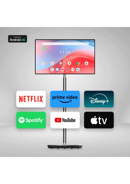 Go Plus + Kulaküstü Kulaklık ve Webcam Hediyeli Hareketli Taşınabilir Android 32" 81 Ekran 4K Ultra Hd Dokunmatik, Döndürülebilir, Tekerlekli, Dahili Hoparlörlü Tablet 32UE5M45 indirimleri