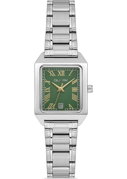 QL-X007D-3B Çelik Kasa Çelik Kordon Kadın Kol Saati