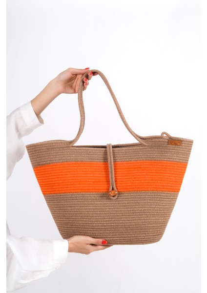 Halat Tasarım Plaj Çantası Çift Renk fiyatları