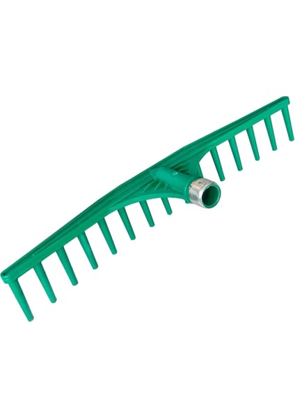 Metal Bilezikli Plastik Büyük Tırmık 59 cm 15 Diş (Sapsız)