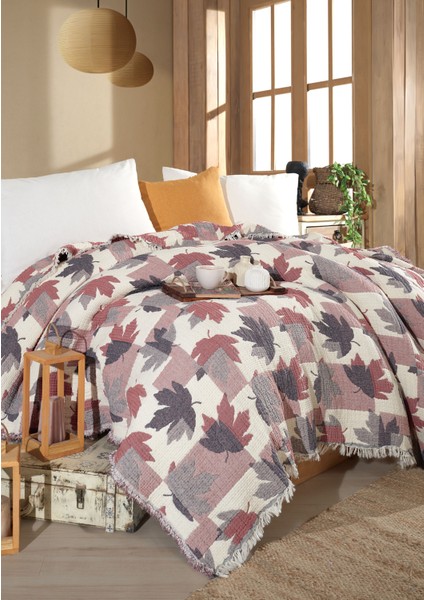 Çift Taraflı, Jakar Desenli, 5 Katlı, Dolgulu Müslin Battaniye, Yorgan, 220 x 240 cm modelleri