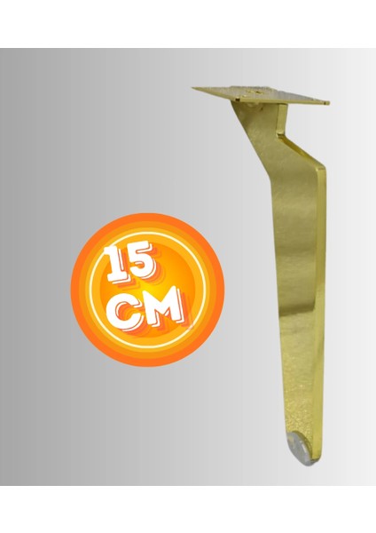 15 cm Metal Tabanca Ayak Koltuk Ayağı Mobilya Ayağı Ünite Ayağı Konsol Ayağı Puf Berjer Ayağı