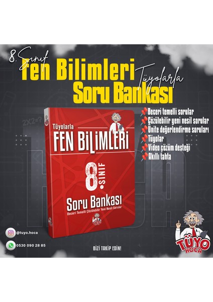 Tüyolarla Fen Bilimleri 8. Sınıf Soru Bankası fiyatları