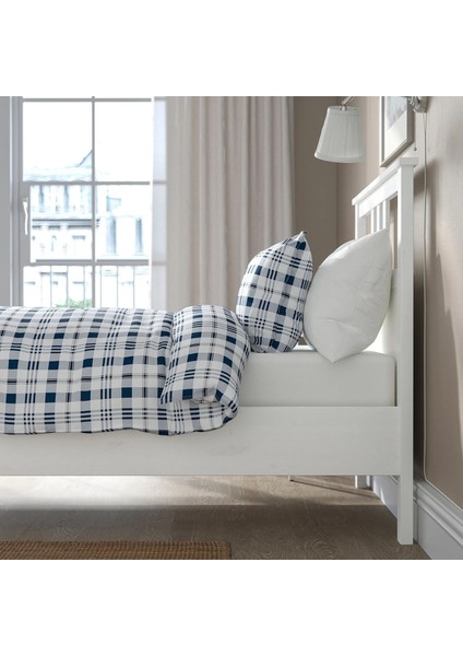 Hemnes / Luröy Tek Kişilik Karyola Beyaz Vernik 90 x 200 Cm