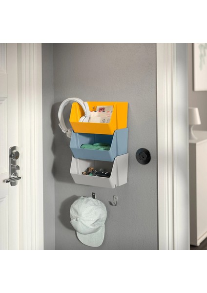 Fodertrag Masa Duvar Düzenleyici Gri Mavi 25 x 18 x 15 cm fırsatları