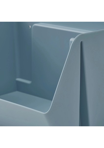 Fodertrag Masa Duvar Düzenleyici Gri Mavi 25 x 18 x 15 cm