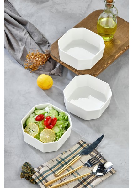 3’lü Porselen Salata ve Servis Kasesi Seti 14,4x5,8 cm – Şık Tasarım indirimleri