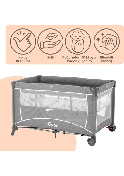 Raftel Oyun Parkı Park Yatak Bebek Beşik 70X120 cm fiyatları