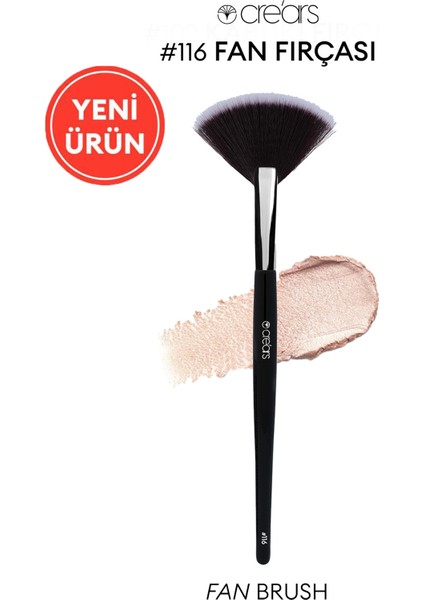 Fan Fırçası Cre’Ars Fan Brush #116