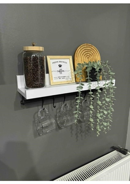 Modern Tasarımlı Kahve Köşesi Rafı fiyatları