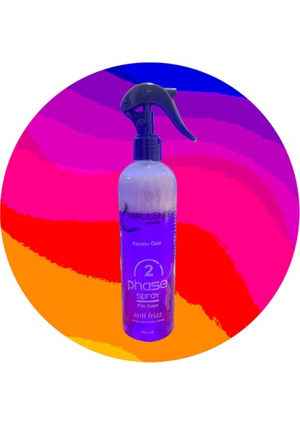 Wallence Keratin Özlü 2 Phase Spray Fön Suyu 400 ml