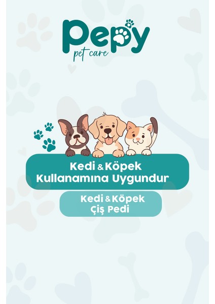 Kedi ve Köpek Kullanımına Uygun Çiş Pedi Yatak Koruyucu 60X90CM + Evcil Hayvan Temizleme Mendili fiyatları