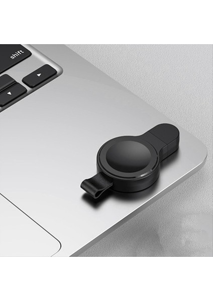 Apple Watch USB Type-C Hızlı Şarj Cihazı Için Taşınabilir Kablosuz Şarj Cihazı Şarj Tabanı (Beyaz) (Yurt Dışından) modelleri