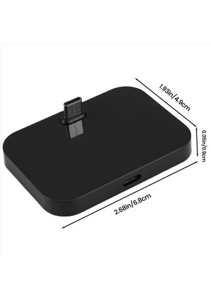 Cep Telefonu Masaüstü Tip-C Şarj Cihazı Standı Tutucu Cep Telefonu Usb-C Şarj Istasyonu Siyah (Yurt Dışından) fırsatları
