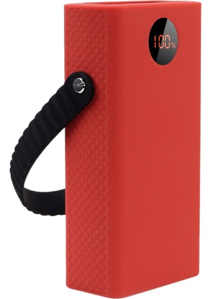 Romoss Zeus PEA40 40000MAH Power Bank Için Kaymaz/düşmez Yumuşak Kapaklı Taşınabilir Koruyucu Kılıf (Kırmızı) (Yurt Dışından)