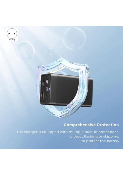 125W Gan Şarj Cihazı Masaüstü Hızlı Şarj Cihazı 5'i 1 Arada PD65W Şarj Cihazı iPhone 15 14 13 Pro Max Xiaomi Samsung Ab Fişi (Yurt Dışından) fırsatları