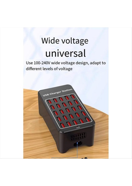 USB Şarj Cihazı 25 Portlu Hub 150W Evrensel Duvar Masaüstü Hızlı Şarj Istasyonu Yuvası Cep Telefonu Güç Adaptörü Ab Fişi (Yurt Dışından) fırsatları