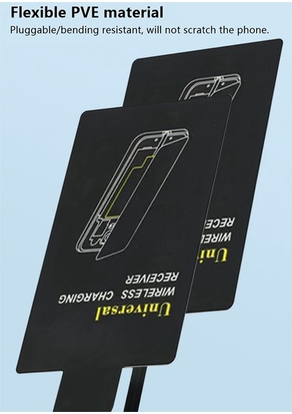 Hafif Kablosuz Şarj Alıcısı Evrensel Hızlı Kablosuz Şarj Adaptörü (Micro-Usb A Için) (Yurt Dışından) modelleri
