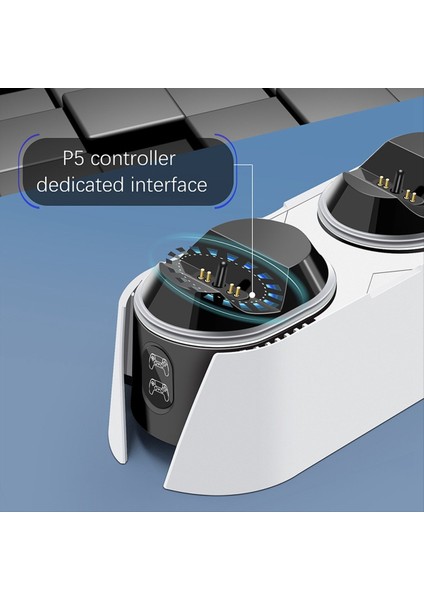 Ps5 Dualsense Için Çift Kontrol Cihazı Şarj Cihazı Şarj Istasyonu Otomatik Kapanma USB Type-C Hızlı Şarj Istasyonu (Yurt Dışından) fırsatları