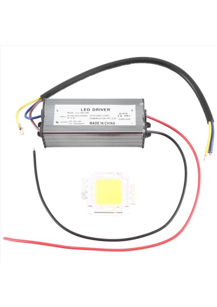 50W LED Sürücü Su Geçirmez IP67 Güç Kaynağı Yüksek Güç Adaptörü + 50W LED Çip Ampul Enerji Tasarrufu Dıy Gün Işığı Için (Yurt Dışından)