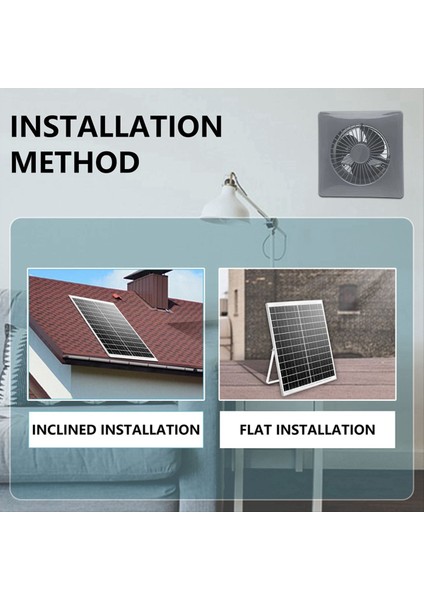 8W Panelli 6 Inç Yüksek Hızlı Güneş Enerjili Sessiz Fan, Tavuk Kümesleri, Seralar, Kulübeler Için Güneş Egzoz Fanı (Yurt Dışından) fiyatları