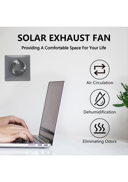8W Panelli 6 Inç Yüksek Hızlı Güneş Enerjili Sessiz Fan, Tavuk Kümesleri, Seralar, Kulübeler Için Güneş Egzoz Fanı (Yurt Dışından) indirimleri