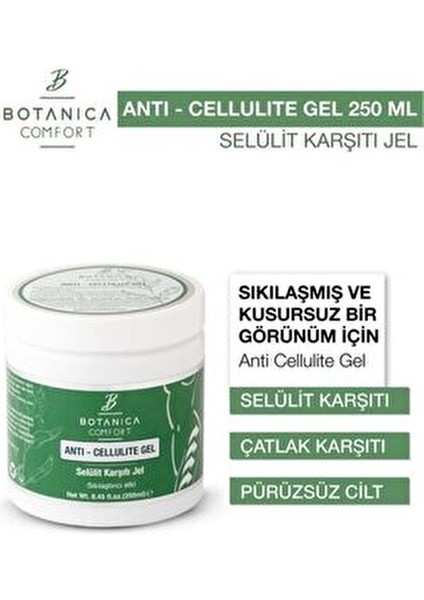 Sıkılaştırıcı Etkili Selülit Karşıtı Jel 250 ml Tüm Cilt Tipleri İçin fırsatları