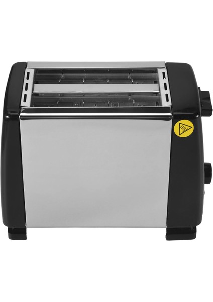 Ekmek Kızartma Makinesi 2 Dilim Paslanmaz Çelik Ekmek Ekstra Geniş Yuvalı Kompakt Ekmek Kızartma Makineleri, Waffle Için Elektrikli Küçük Ekmek Makinesi, Us Plug (Yurt Dışından)