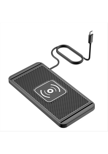 Araç Kablosuz Şarj Cihazı Silikon Ped Tutucu 15W Samsung S20 S10 iPhone 13 11 Pro Xs Max A Için Uygundur (Yurt Dışından)