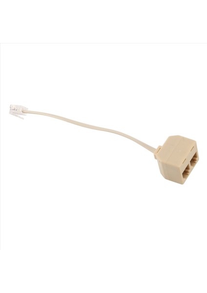 Telefon RJ11 Erkek Hattından Çift RJ11 Dişi Jak Filtre Ayırıcı Adaptörü (Yurt Dışından) fırsatları